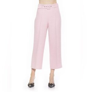 Alexia Admor The Caden Tweed Wide Leg Pants Size 6